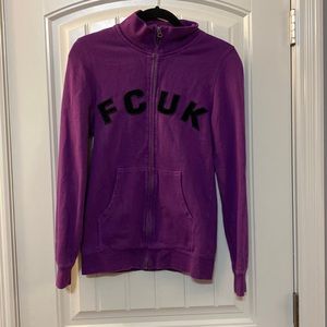 French connection purple sweater